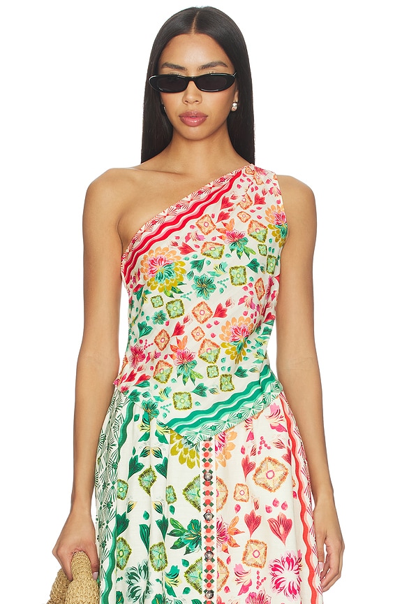 view 1 of 5 Madeline Top in Sunrise Ornamental