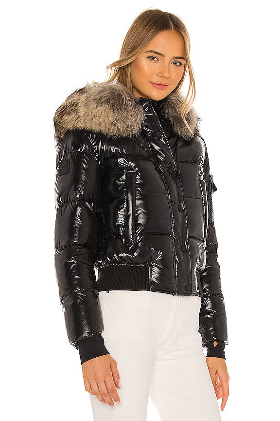 view 2 of 5 Skyler Fur Jacket in Jet