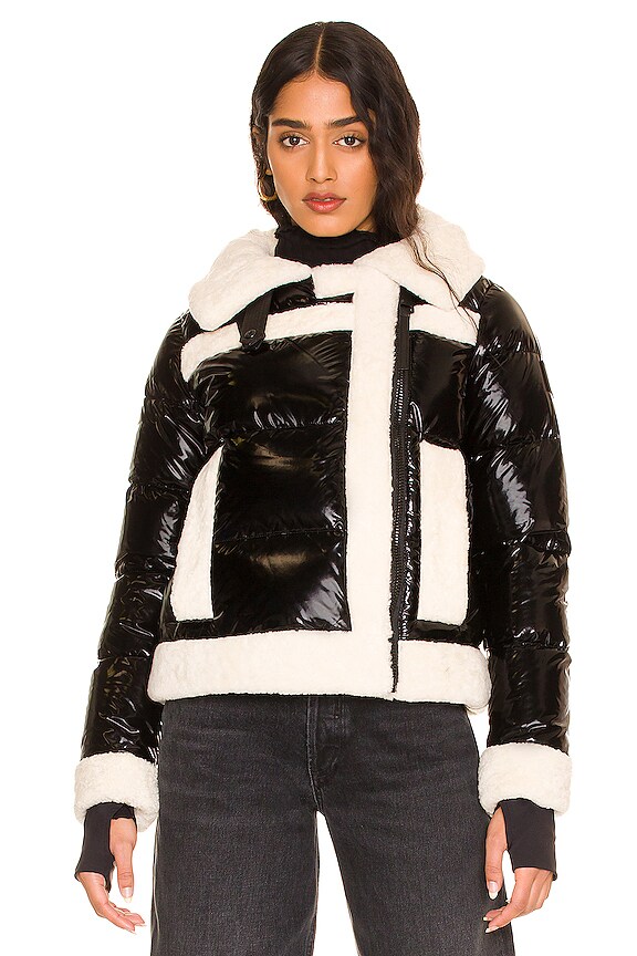 view 2 of 5 Bianca Shearling Lined Jacket in Caviar