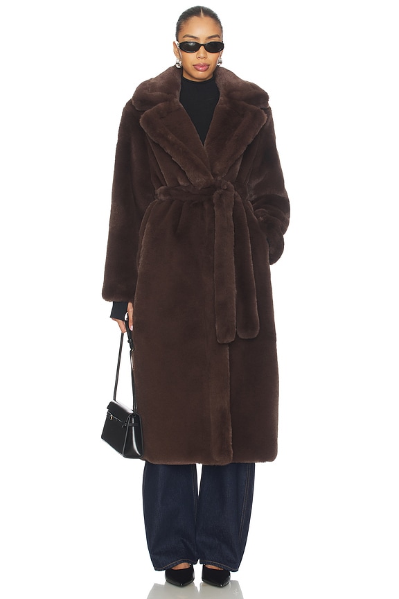 view 2 of 4 Maddox Coat in Brown