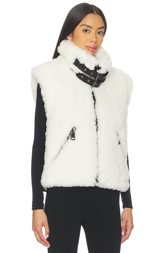 view 2 of 4 Sherpa Vest in White