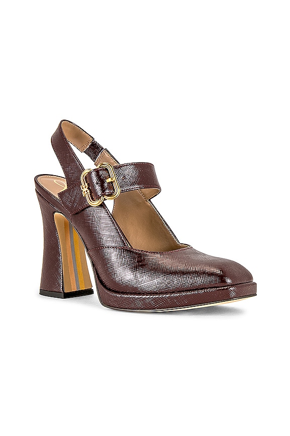 view 2 of 5 БОСОНОЖКИ JILDIE in French Burgundy