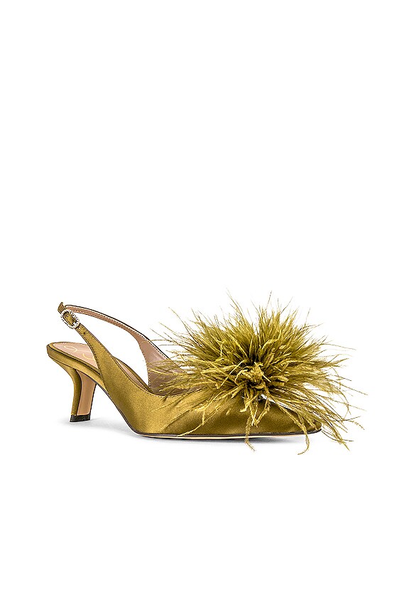 view 2 of 5 Bianka Feather Sling Back in Olive