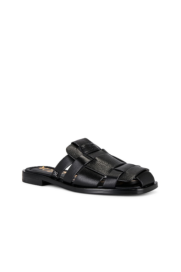 view 2 of 5 Dina Mule in Black & Natural