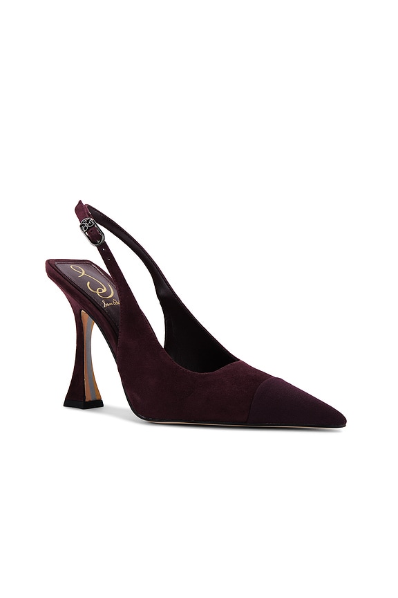 view 2 of 5 Odette Sling Back in Parisian Plum