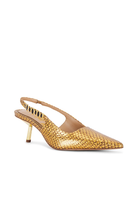 view 2 of 5 Baker Heel in Medallion Gold
