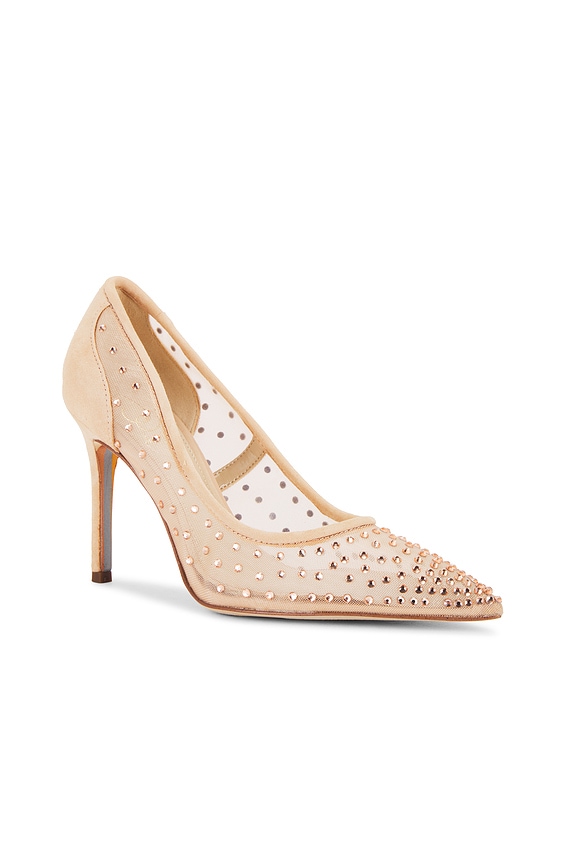 view 2 of 5 Hazel Mesh Pump in Vintage Pink & Beechwood