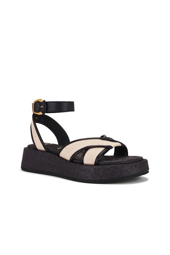 view 2 of 5 Nylie Sandal in Natural & Black