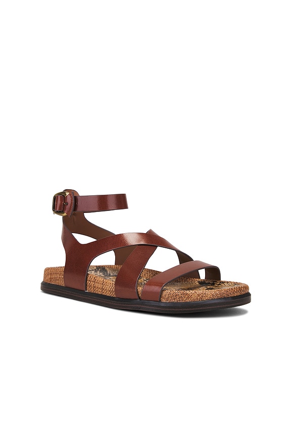 view 2 of 5 Delia Sandal in Burntbrandy
