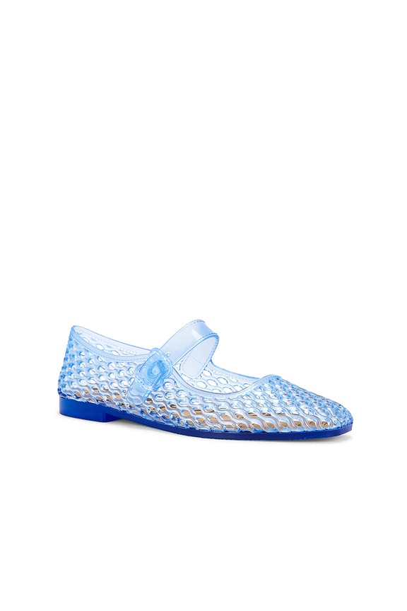 view 2 of 5 Michaela Jelly Flat in Soft Blue