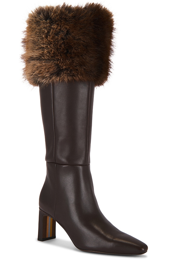 view 2 of 5 Sylvia Cozy Boot in Chocolate Brown & Brown Multi