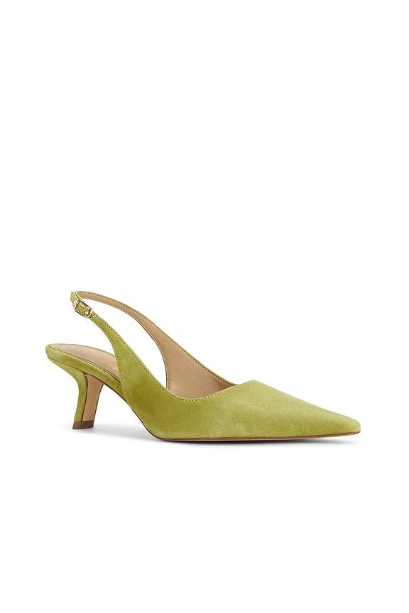 view 2 of 5 Bianka Slingback Pump in Martini Olive Suede