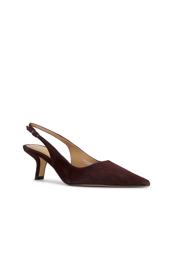 view 2 of 5 ESCARPIN BIANKA SLINGBACK in Cafe Noir Suede