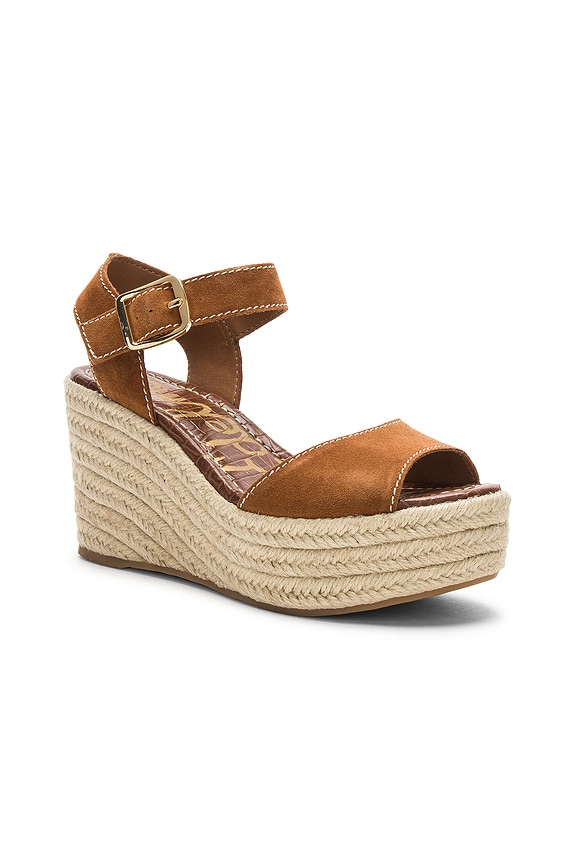 view 2 of 5 Dimitree Wedge in Luggage Suede