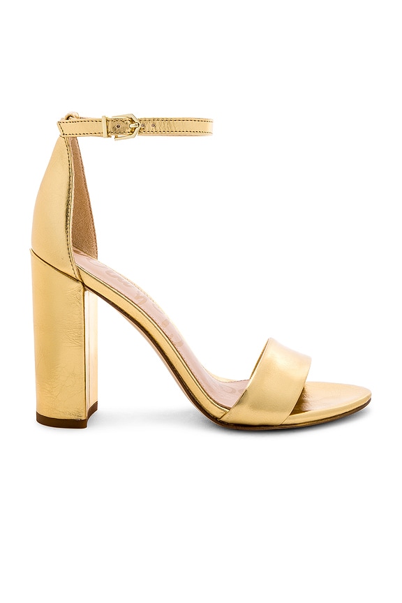 view 1 of 5 TACÓN YARO in Bright Gold Metallic