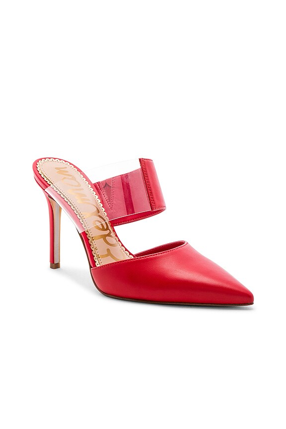 view 2 of 5 Hope Heel in Candy Red & Clear