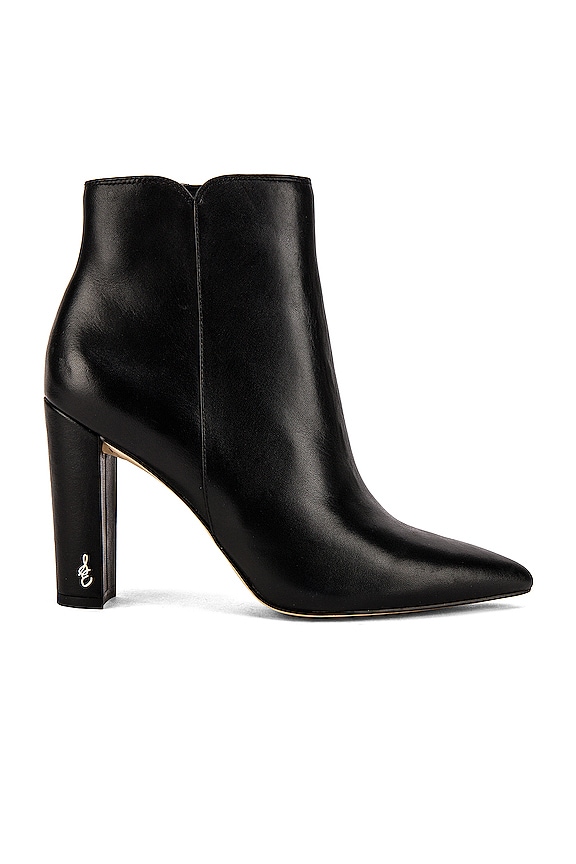 view 1 of 5 Raelle Bootie in Black Leather