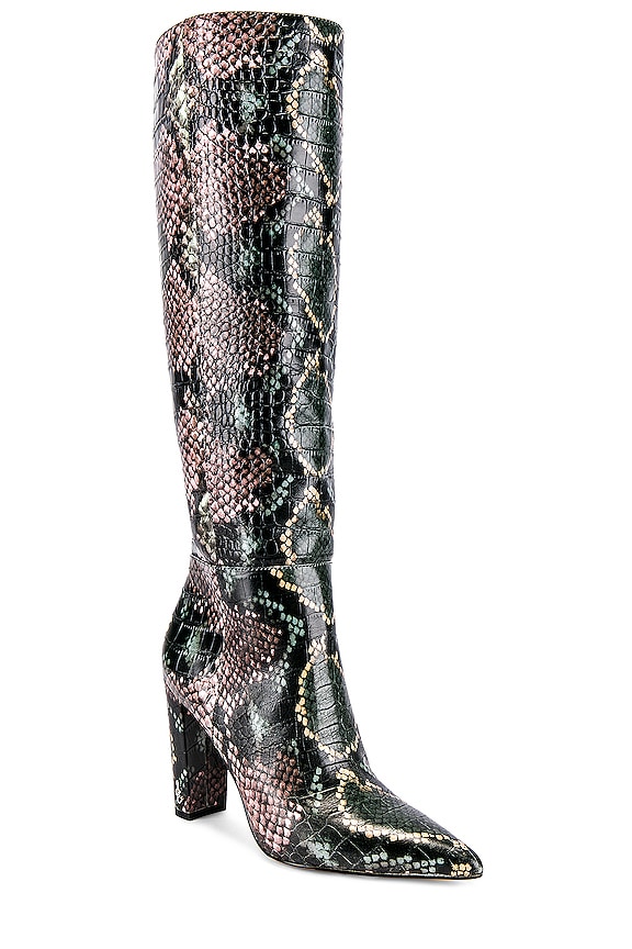 view 2 of 5 Raakel Boot in Wintergreen Multi Snake
