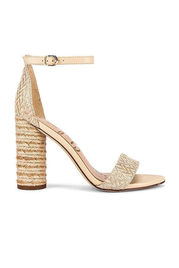 view 1 of 5 Yamille Sandal in Sand Chevron