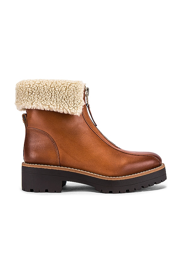 view 1 of 5 Jacquie 2 Bootie in Light Cuoio Brown & Natural