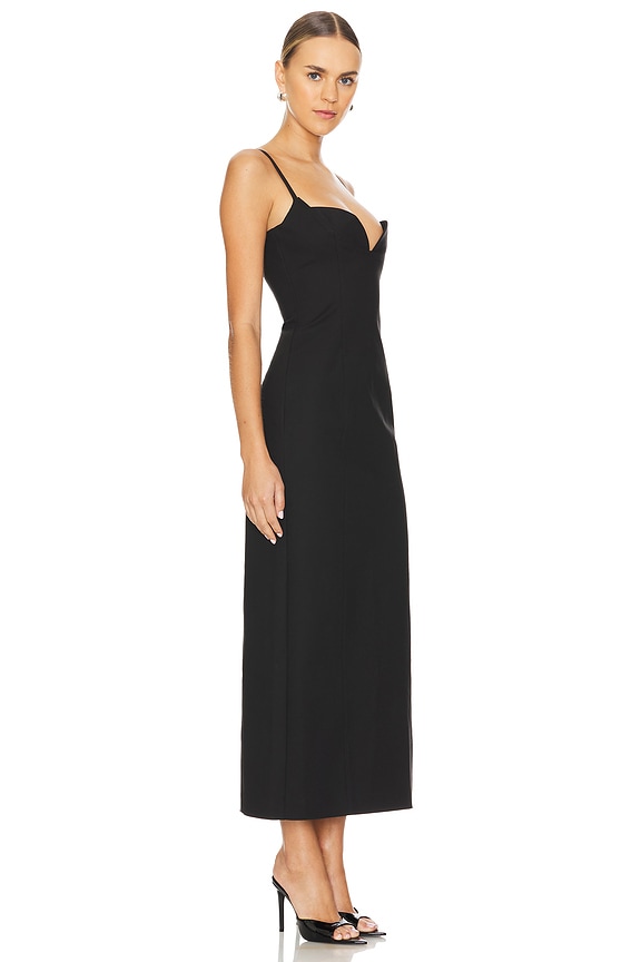 view 2 of 3 Amorous Bustier Dress in Black