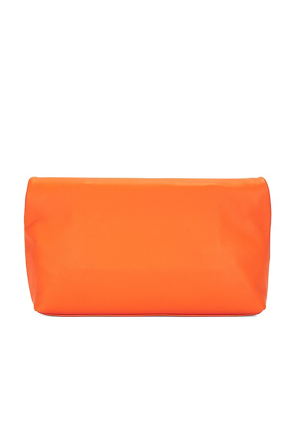 view 2 of 4 Pillow Clutch in Tangerine