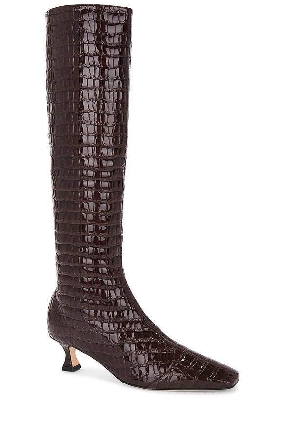 view 2 of 5 Maverick Calf Boot in Burgundy