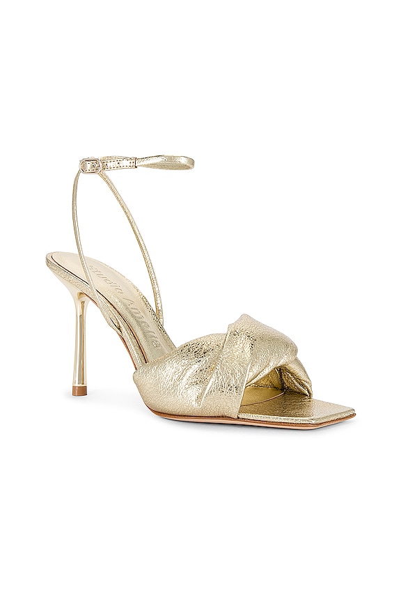 view 2 of 5 Twisted 90 Heel in Gold