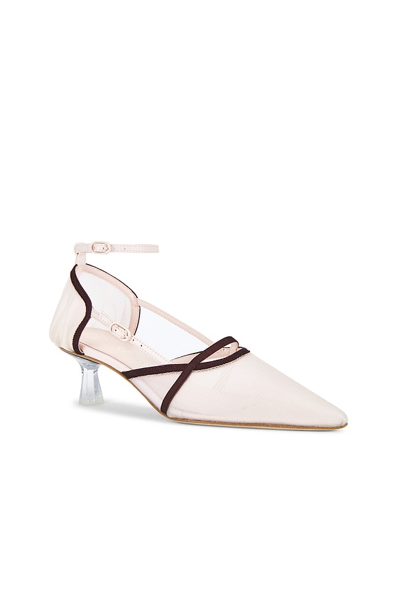 view 2 of 5 Ophelia 50 Heel in Burgundy & Light Sand