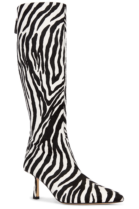 view 2 of 6 BOTA A LA PANTORRILLA PETRA in Zebra