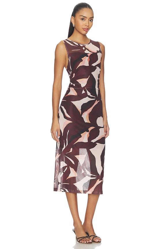 view 2 of 3 Desire More Mesh Cinch Dress in Desertscape