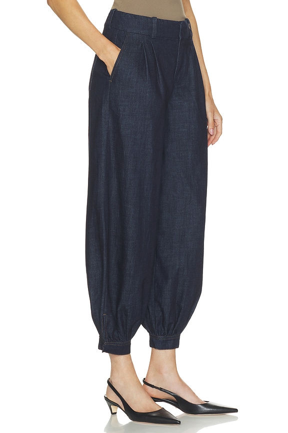 view 2 of 6 Balloon Denim Trouser in Slow Motion