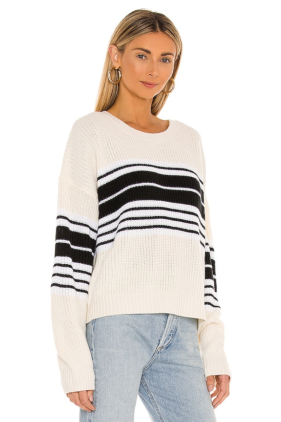 view 2 of 4 Montauk Sweater in Eco Natural Stripe
