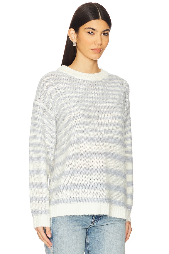 view 2 of 4 FUZZY チュニック in Pearl Blue Chalk Stripe