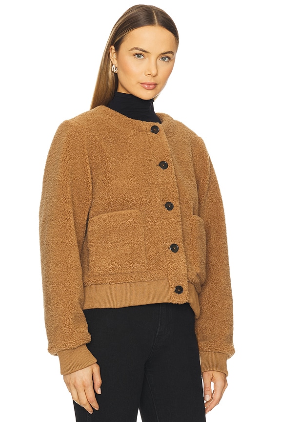 view 2 of 4 Teddy Cardigan in Bronze