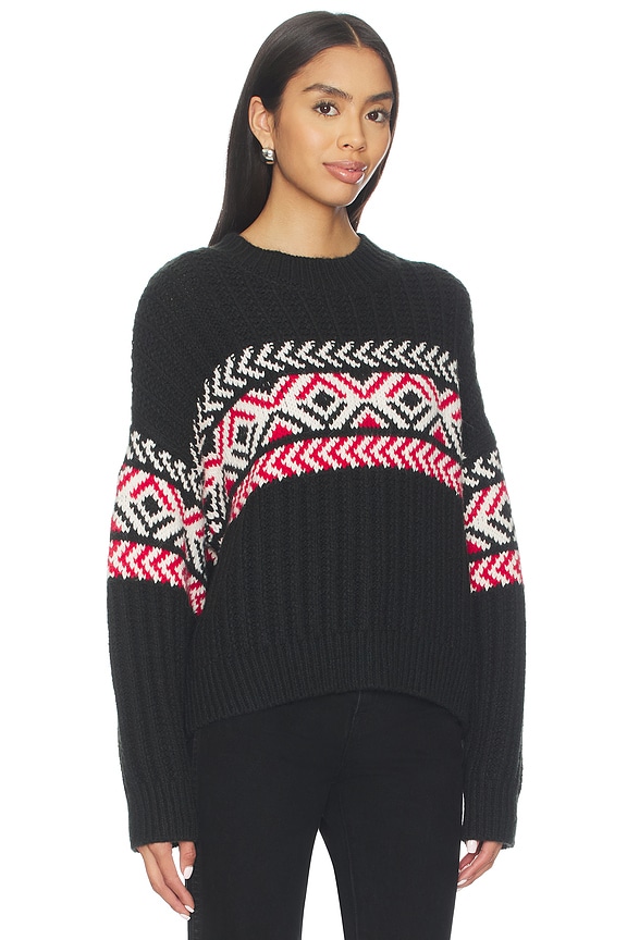 view 2 of 4 PULL INTARSIA in Black Multi