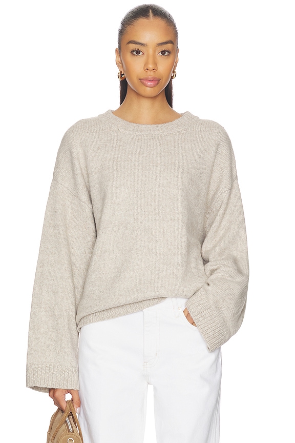 view 2 of 5 Go To Sweater in Heather Wheat