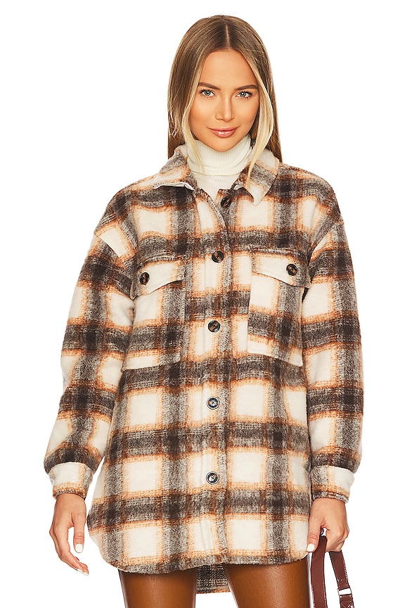 view 2 of 5 КУРТКА НА ПУГОВИЦАХ TOWN in Westside Plaid