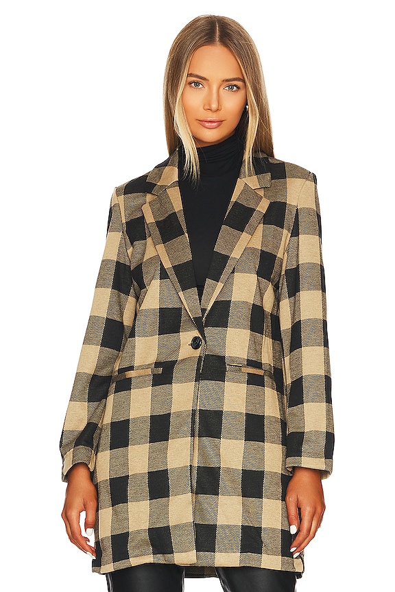 view 2 of 5 Carly Coat in Connor Plaid