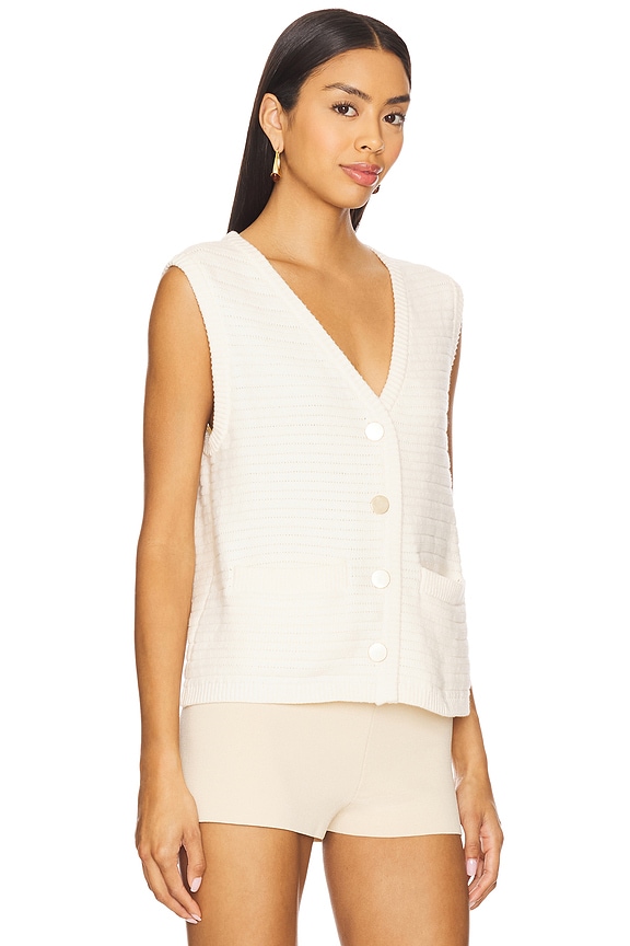 view 2 of 4 Textured Sweater Vest in Macrame