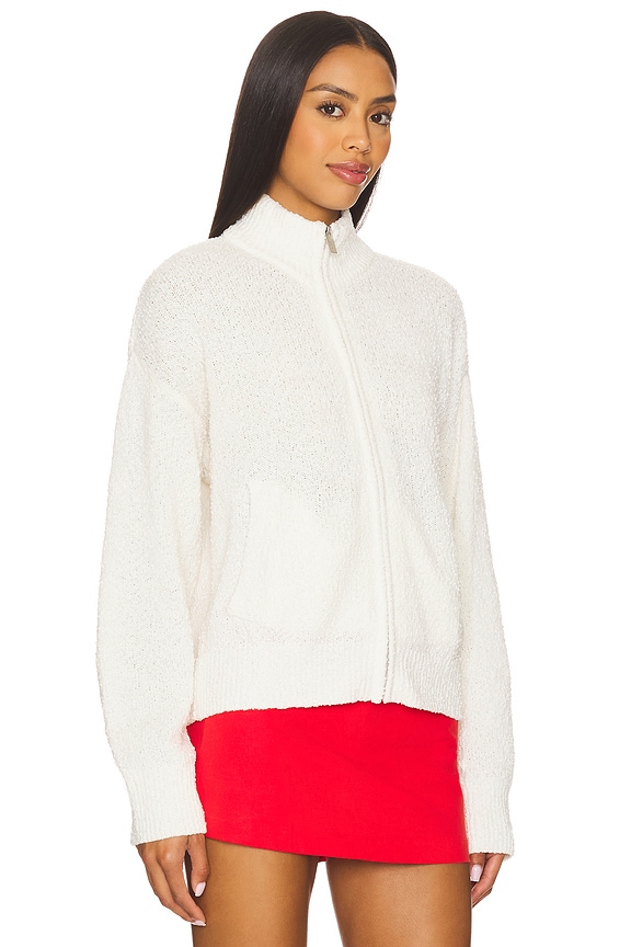 view 2 of 4 Boucle Knit Bomber in Chalk