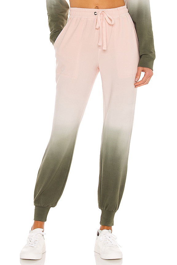 view 1 of 4 Peace Jogger in Lotus & Organic Green Airbrush