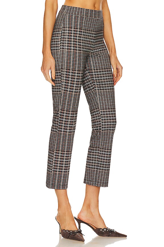 view 2 of 5 Carnaby Kick Crop in Cappuccino Glen Plaid