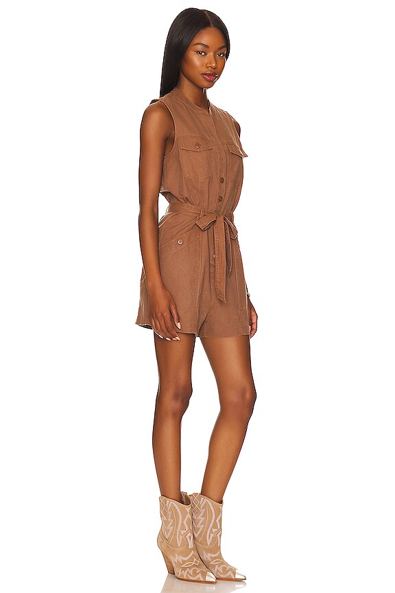 view 2 of 3 Sightseer Romper in Rattan