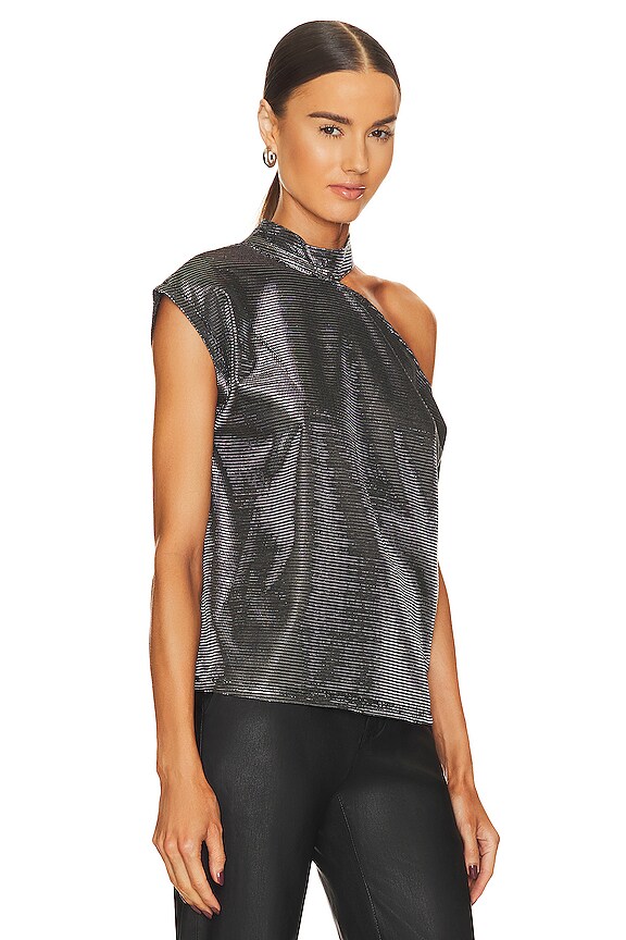 view 2 of 5 CAMISETA PART TIME LOVER in Silver Metallic