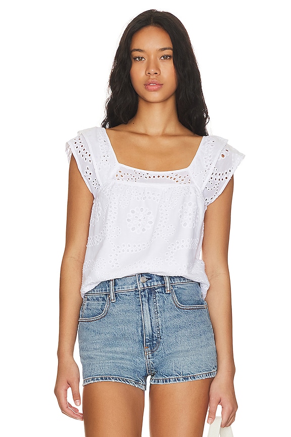 view 1 of 4 Soft Ruffle Cami in White