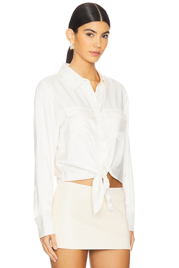 view 2 of 4 РУБАШКА UTILITY POCKET in Chalk