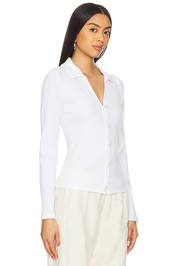 view 2 of 4 Daydreamer Knit Shirt in White