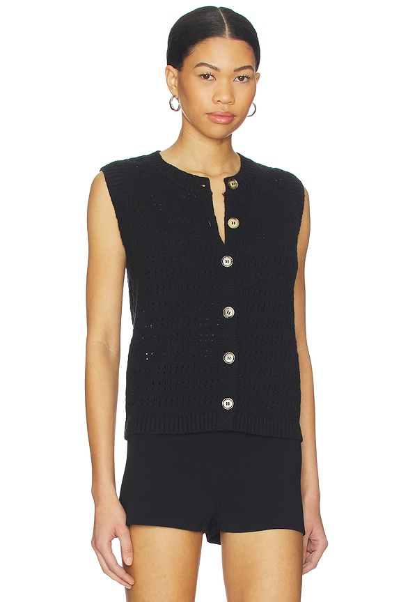 view 2 of 4 BLUSA POINTELLE in Black