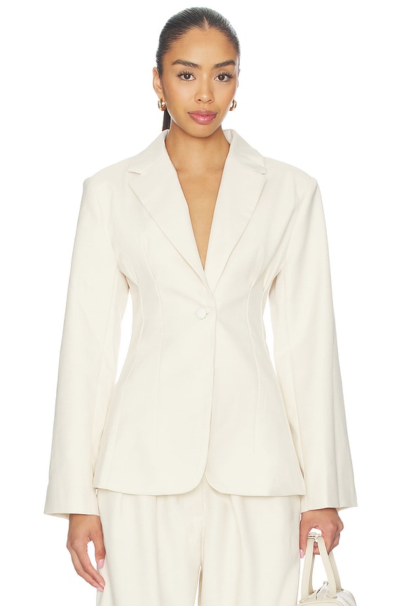 view 1 of 4 The Emery Blazer in Ivory